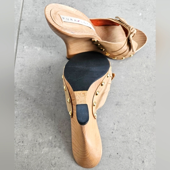 Pura Lopez tan Wedge Heels size 7 - Picture 3 of 5